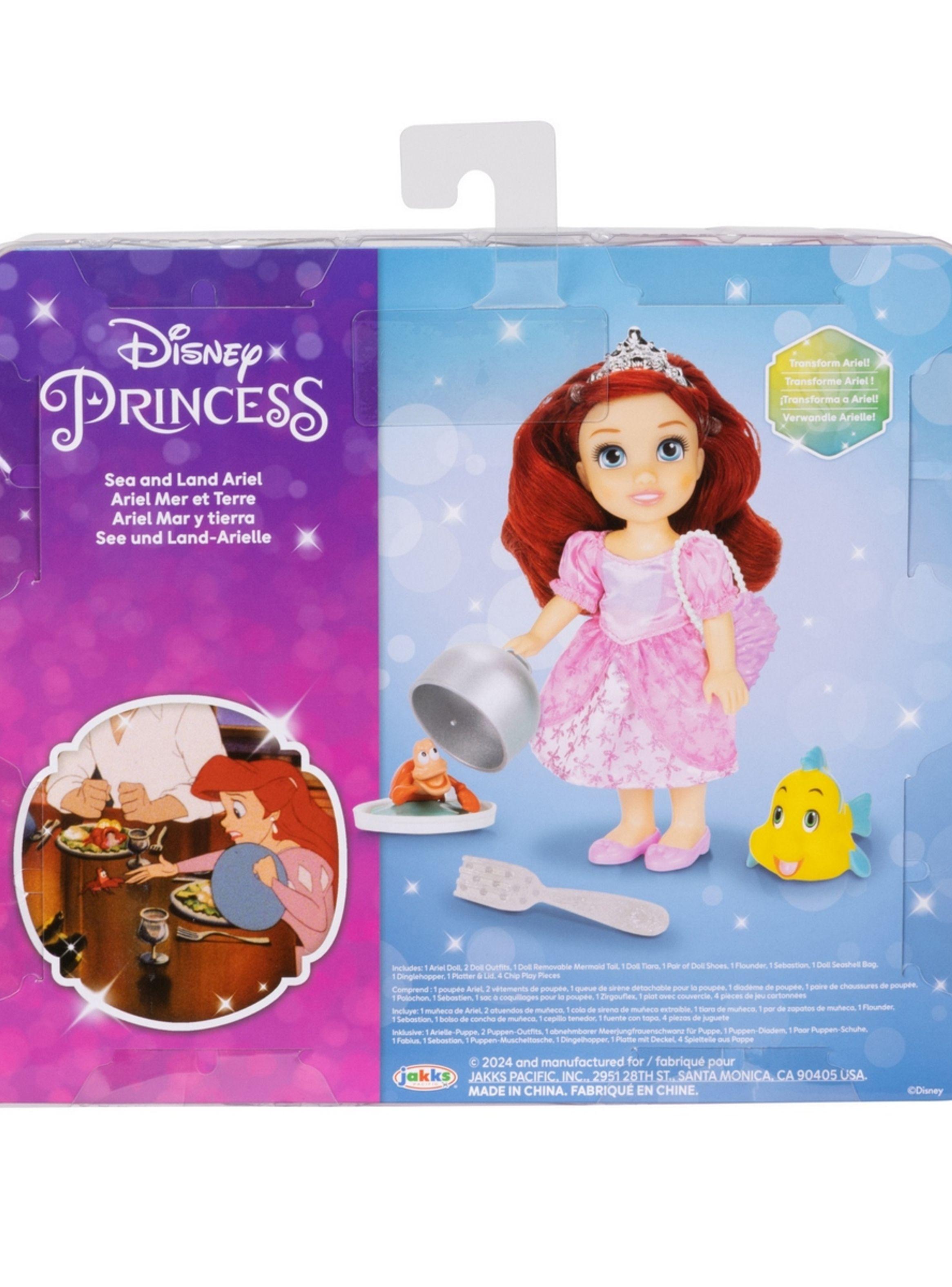 Muñeca 15 cm con accesorios princesas de disney - ariel-3