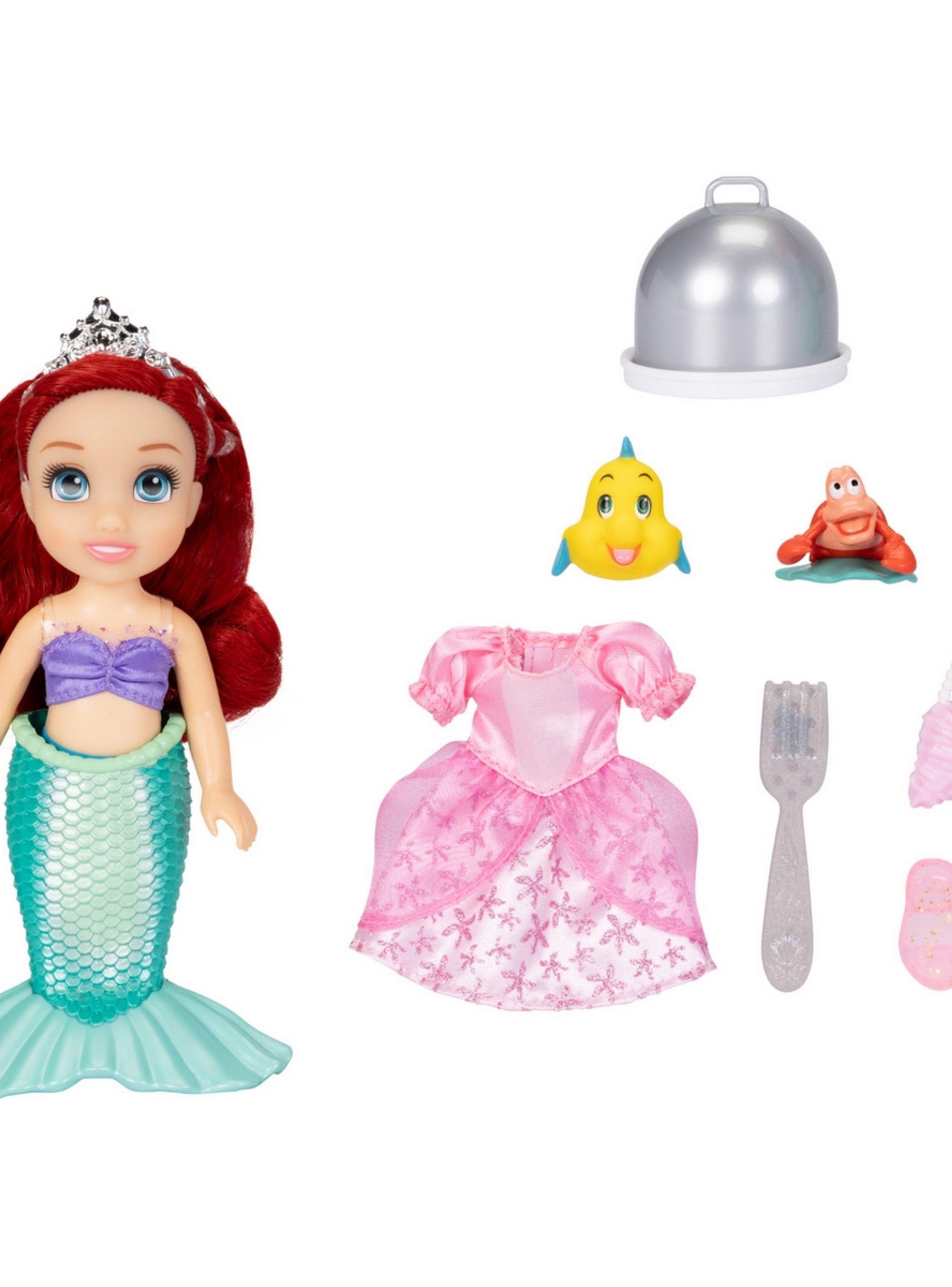 Muñeca 15 cm con accesorios princesas de disney - ariel-5