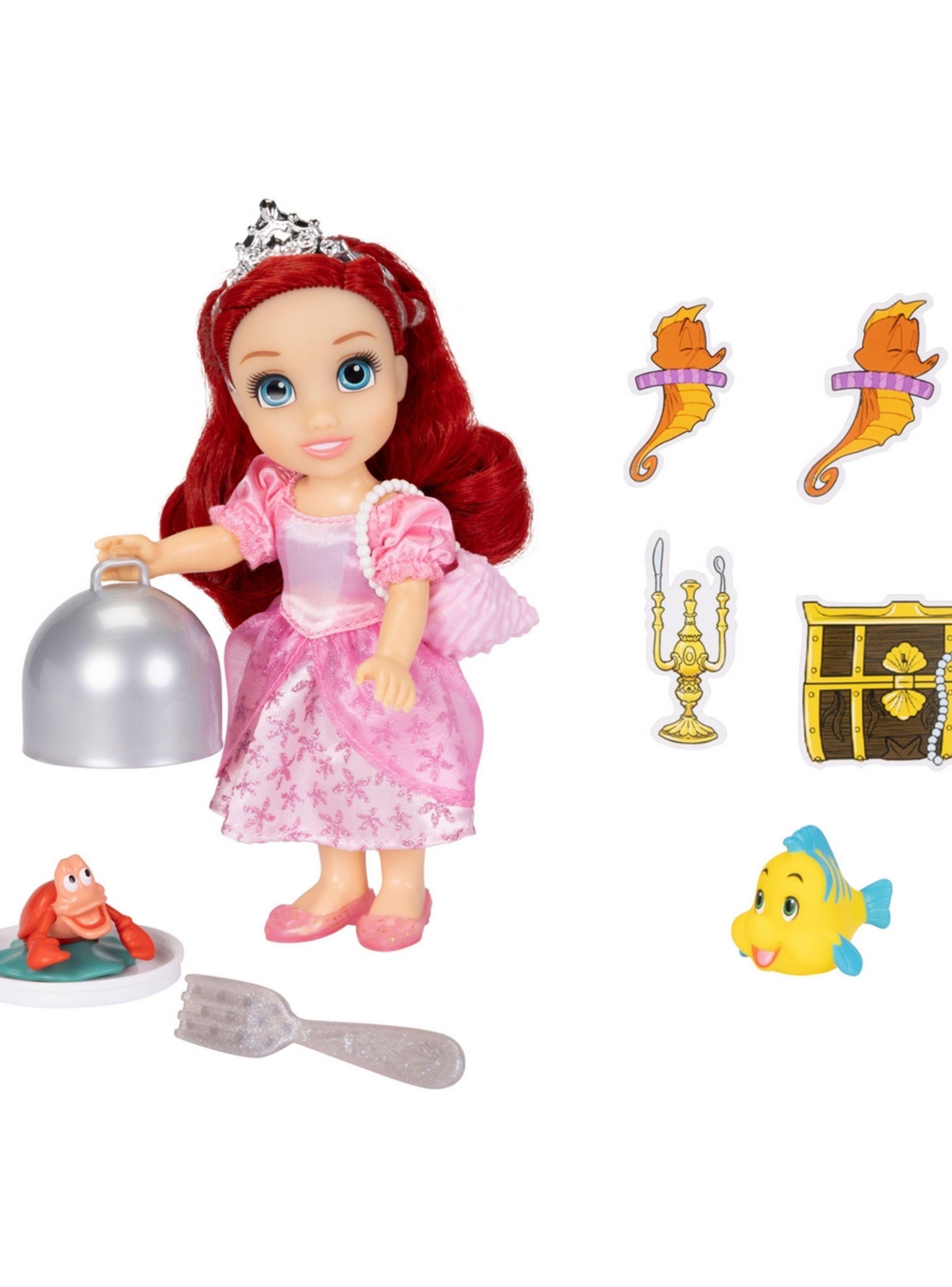 Muñeca 15 cm con accesorios princesas de disney - ariel-6