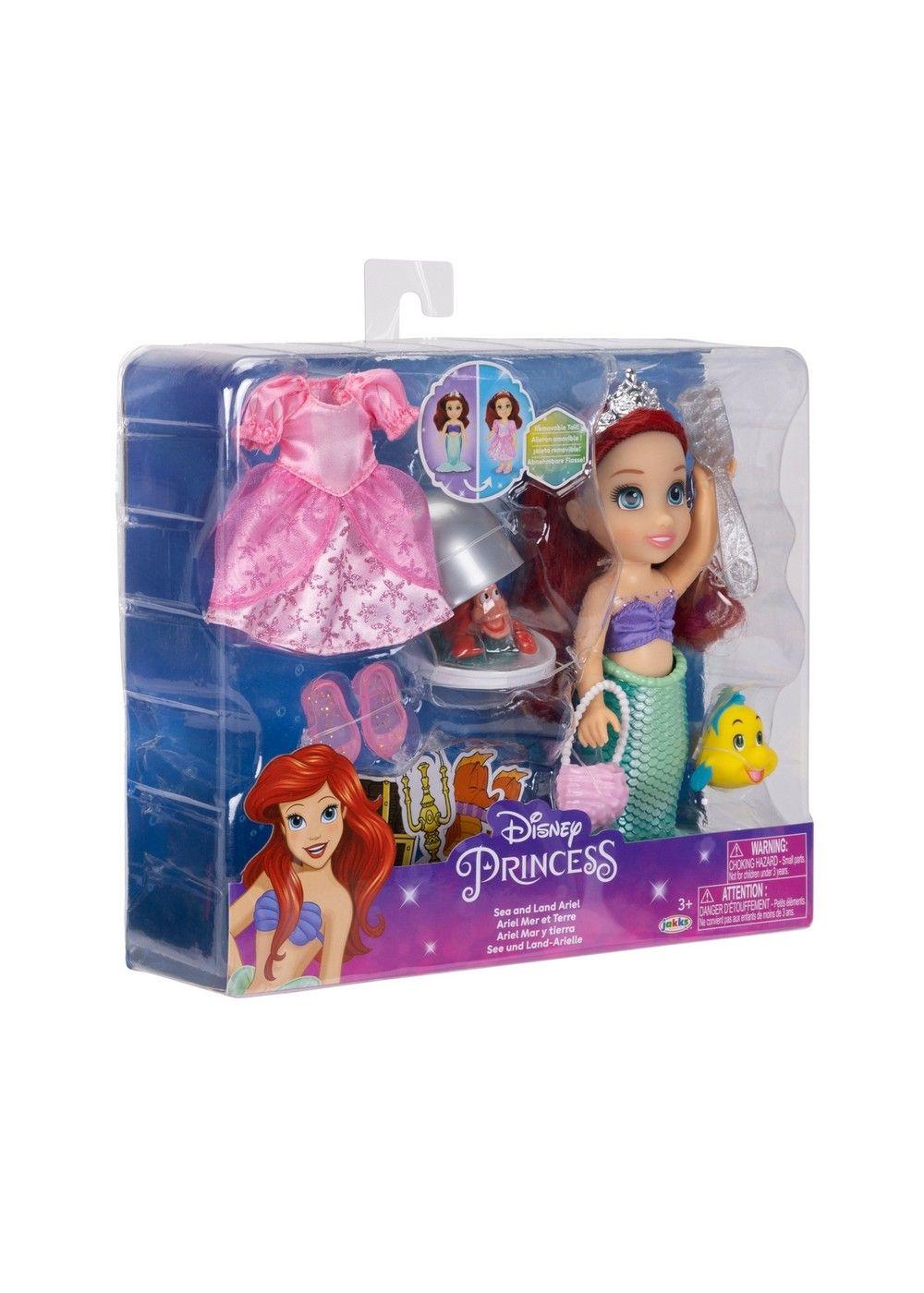 Muñeca 15 cm con accesorios princesas de disney - ariel-3