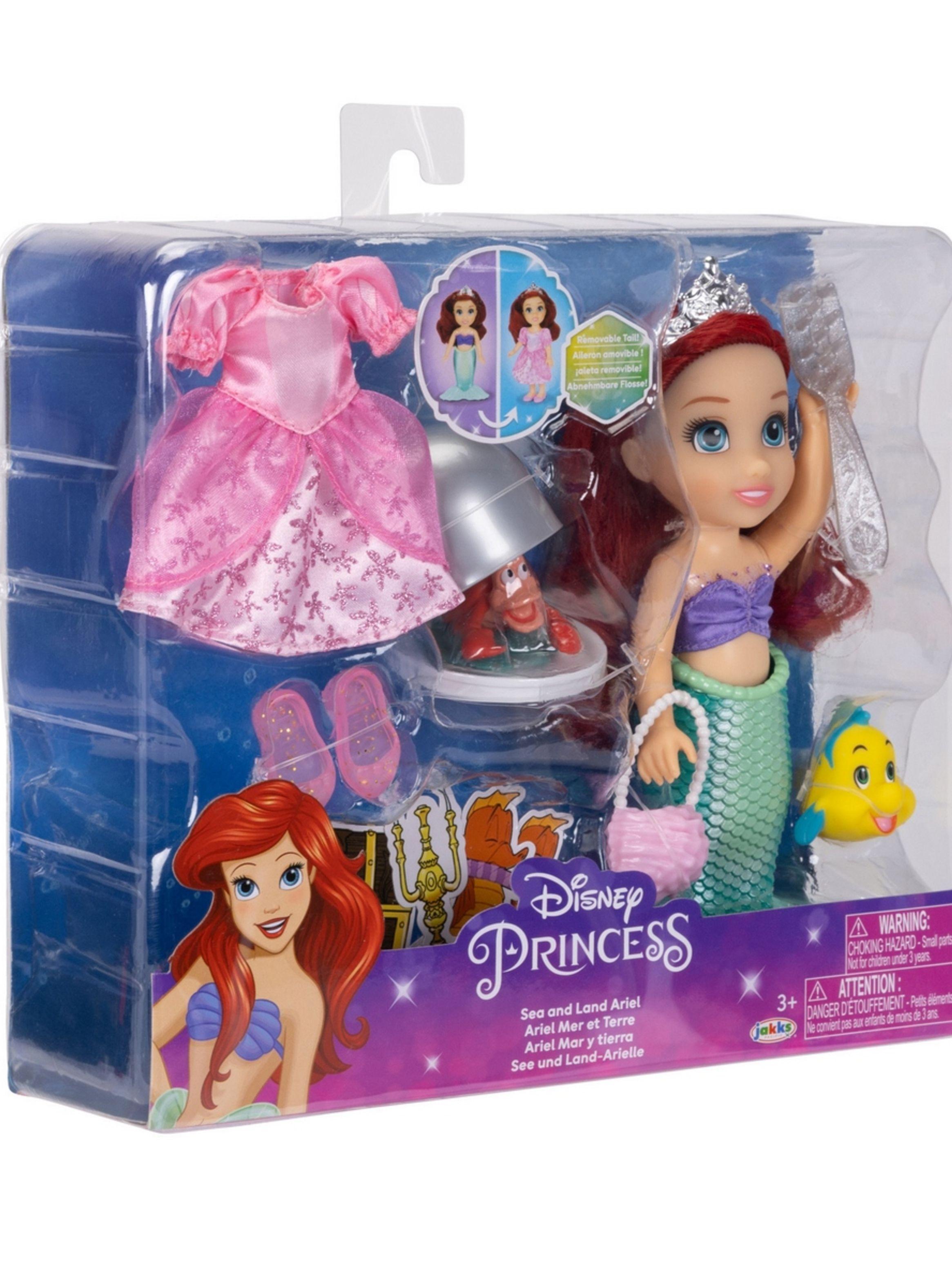 Muñeca 15 cm con accesorios princesas de disney - ariel-5