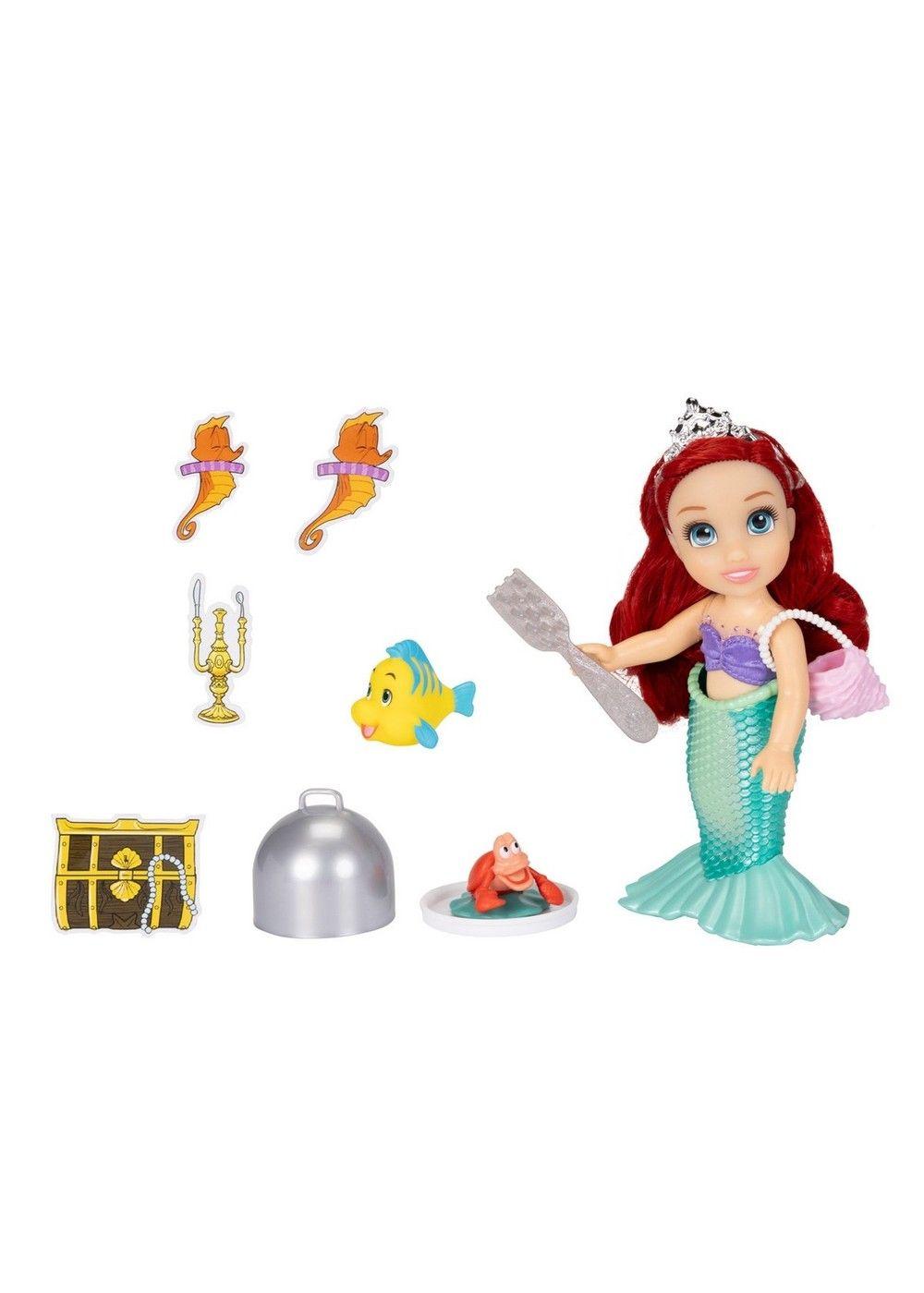 Muñeca 15 cm con accesorios princesas de disney - ariel-9