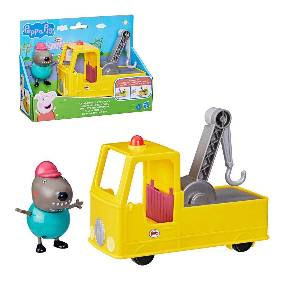 MUÑEA PEPPA PIG EL GRAN REMOLQUE DEL ABUELO PERRO-0