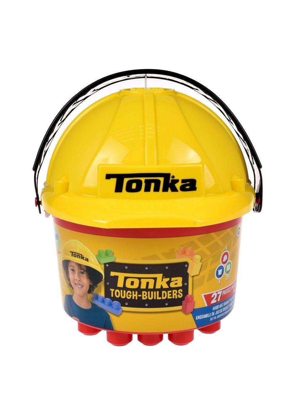 Set de bloques Tonka 25 piezas en balde con casco-3
