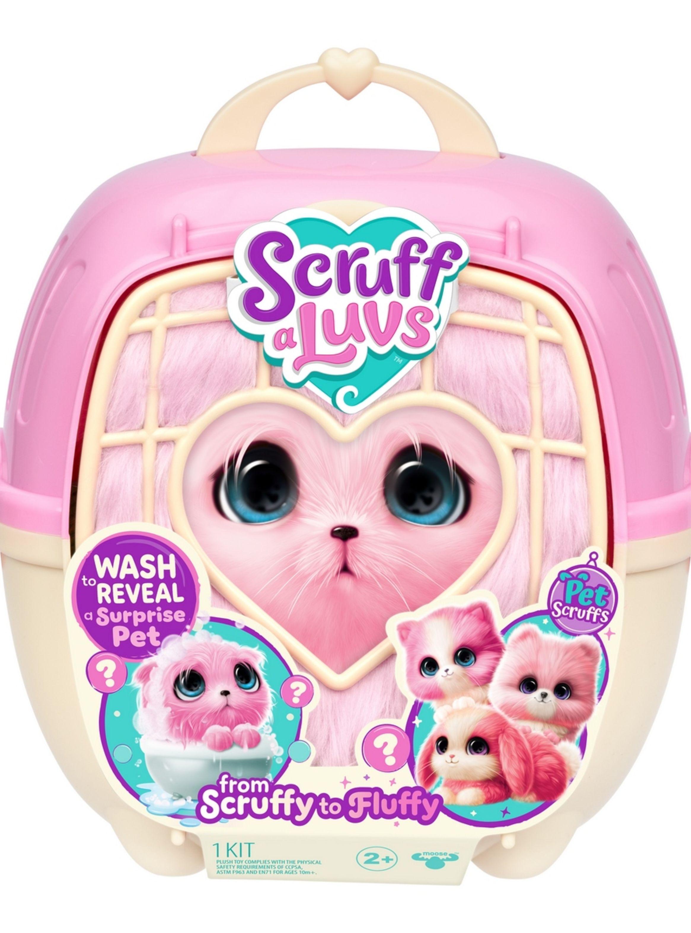 Peluche Rescatame Casita Y Acc Scruff A Luvs - Gato Rosado-2