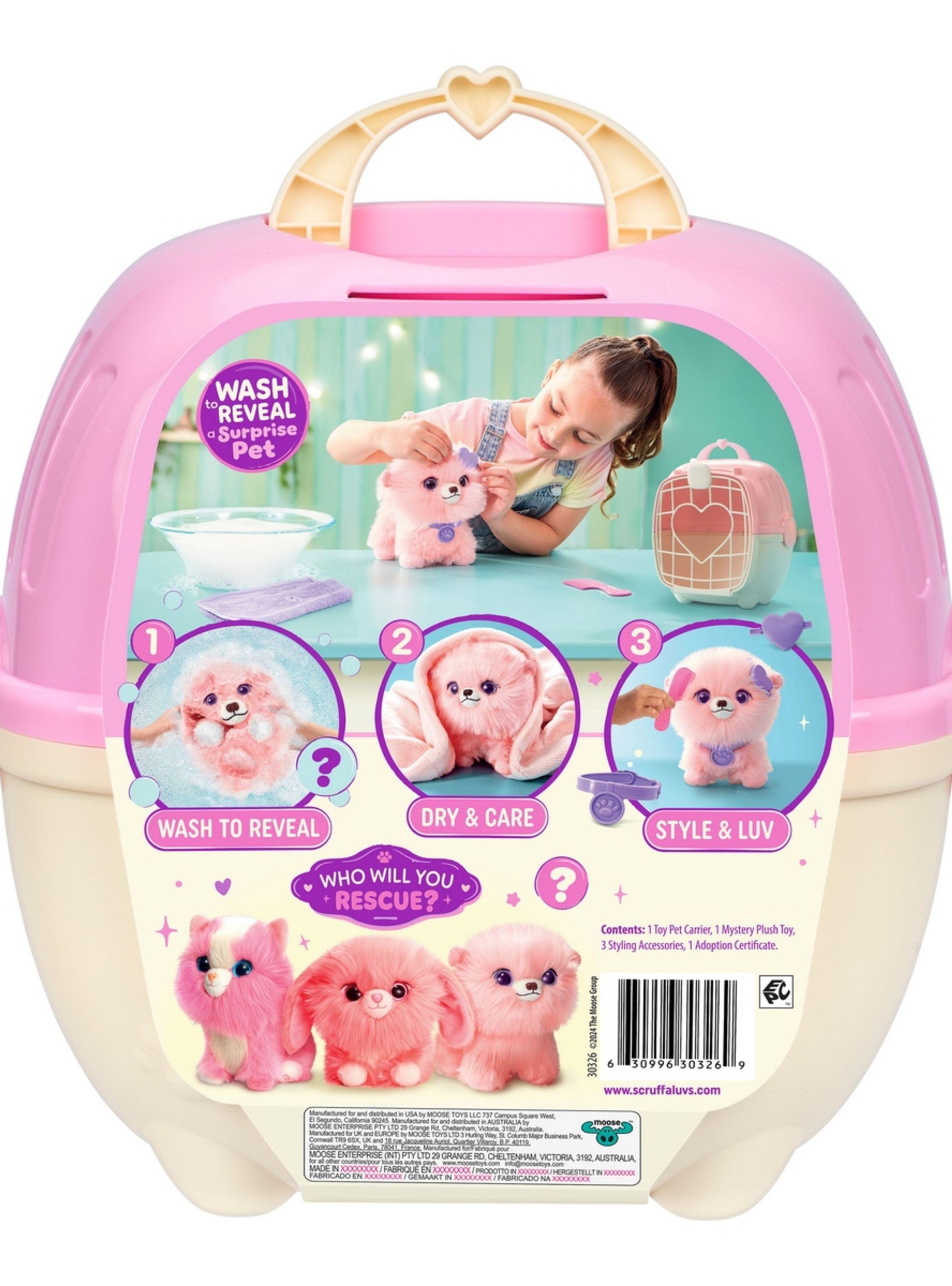 Peluche Rescatame Casita Y Acc Scruff A Luvs - Gato Rosado-3