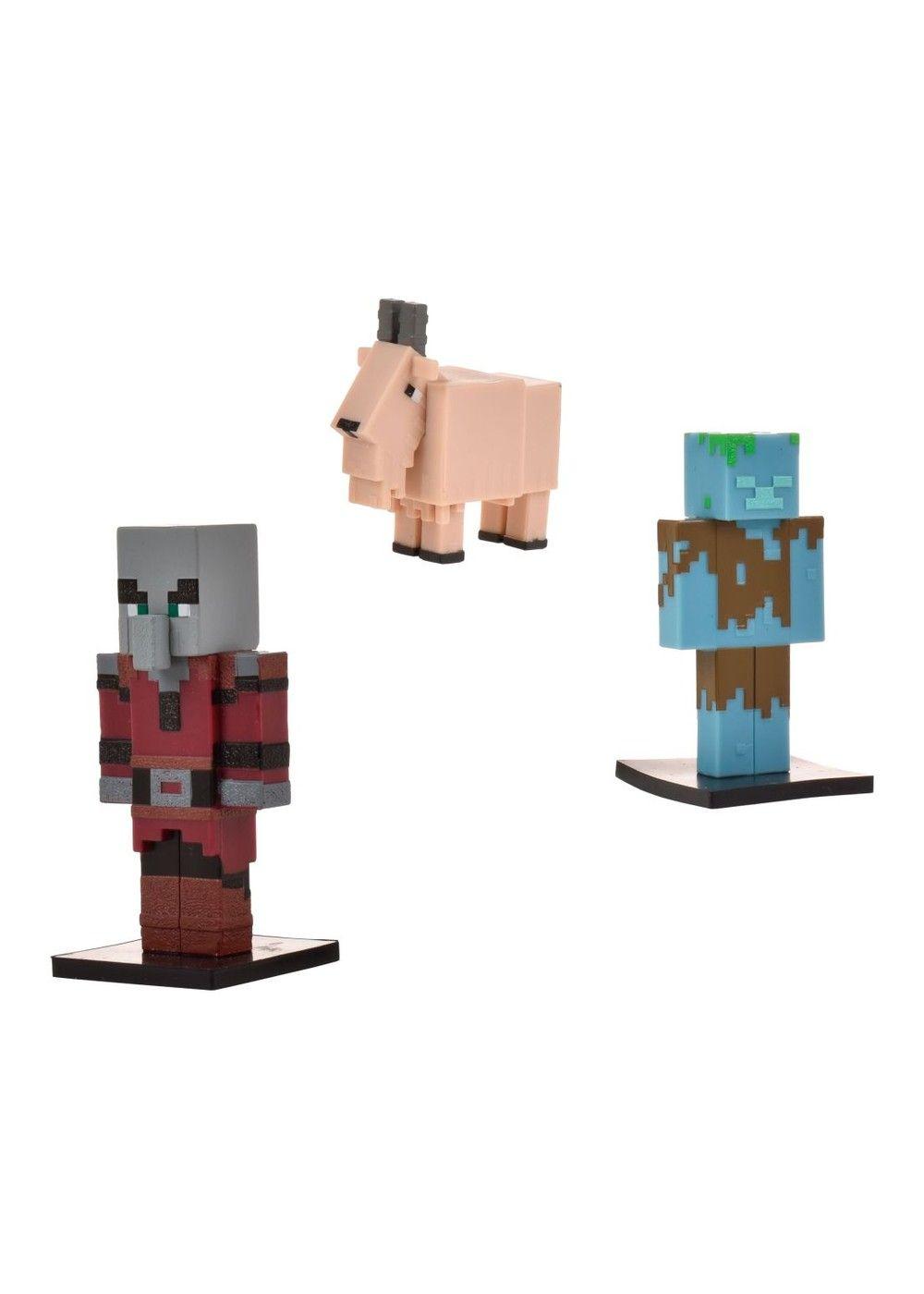 Set 3 Figuras 6 Cms Toppeez Minecraft - Saqueador-0