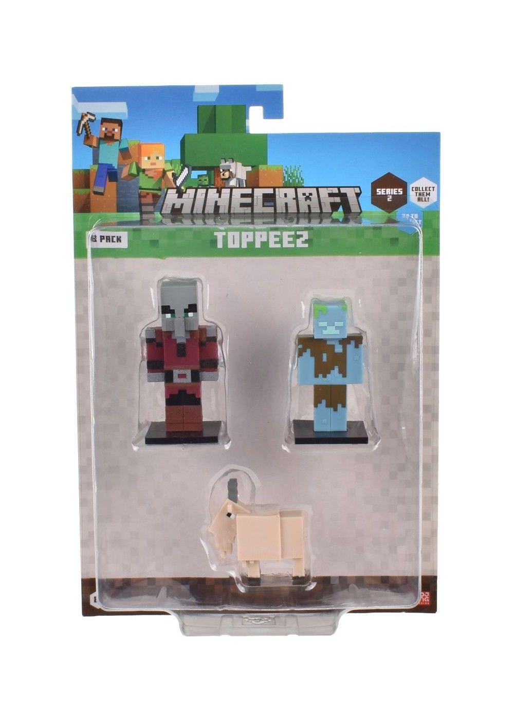 Set 3 Figuras 6 Cms Toppeez Minecraft - Saqueador-2