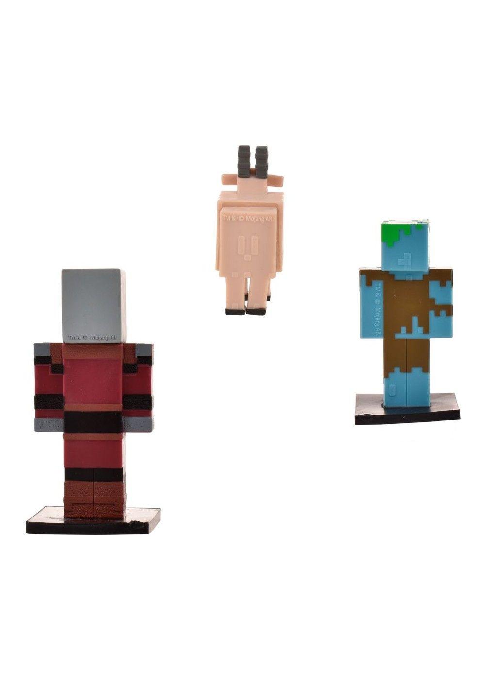 Set 3 Figuras 6 Cms Toppeez Minecraft - Saqueador-3