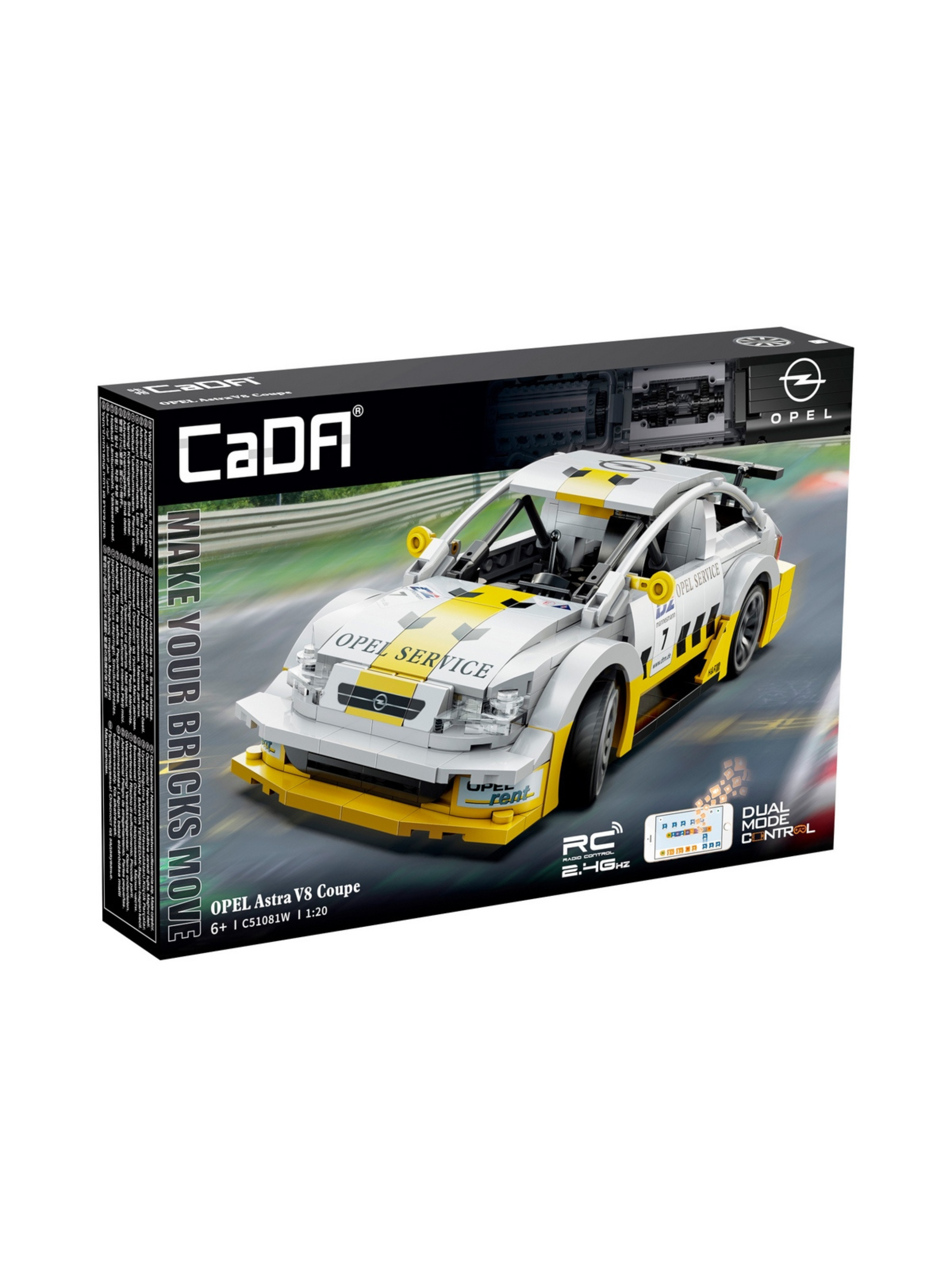 Vehículo CADA Astra V8 Coupé escala 1:20 control remoto-2