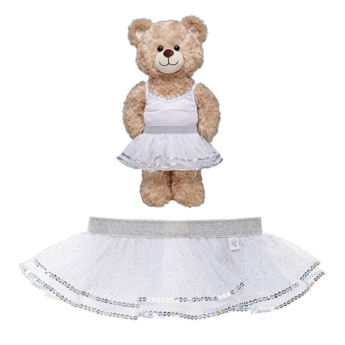Tutu Plateado Build A Bear-0