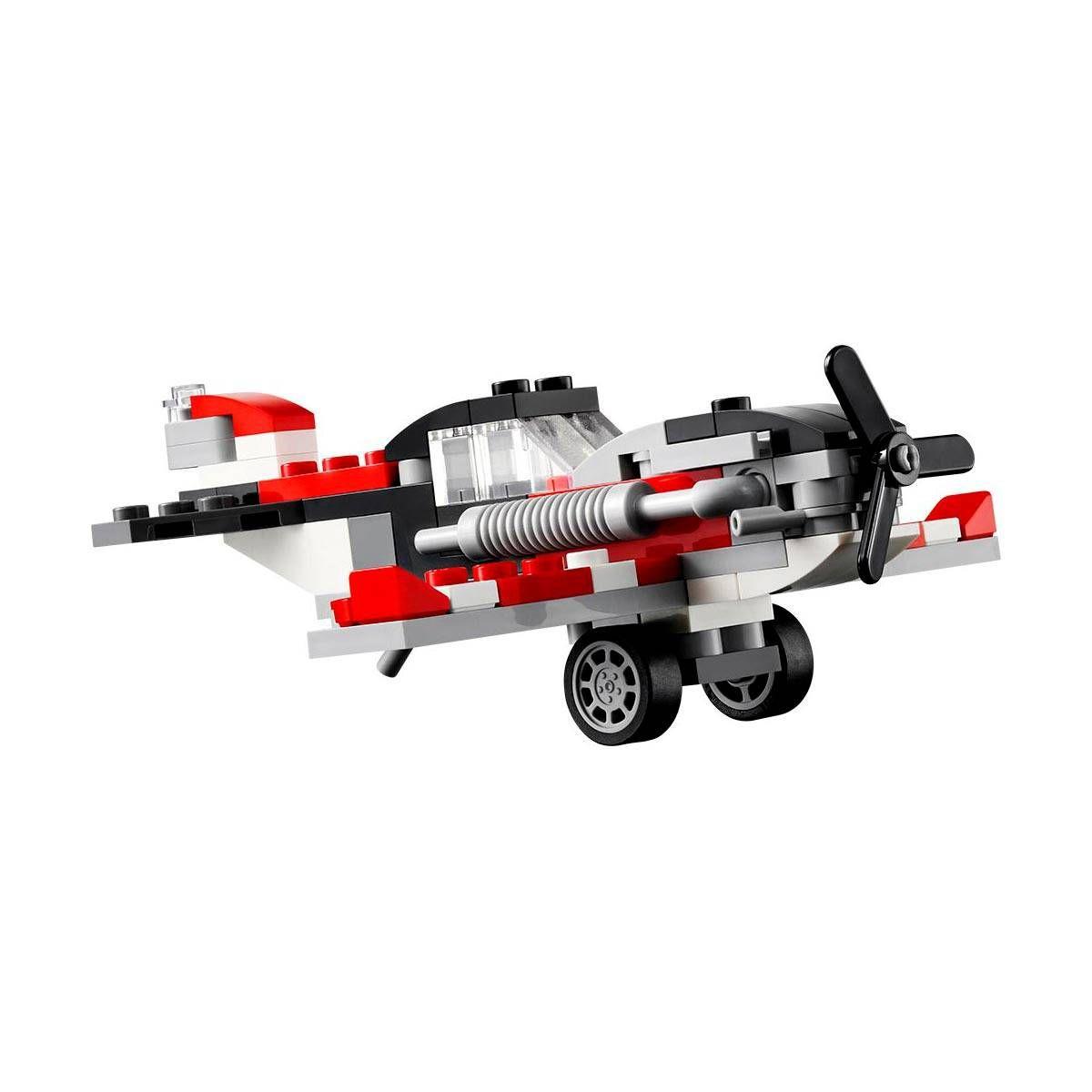 CAMIÓN PLATAFORMA CON HELICÓPTERO LEGO CREATOR-1