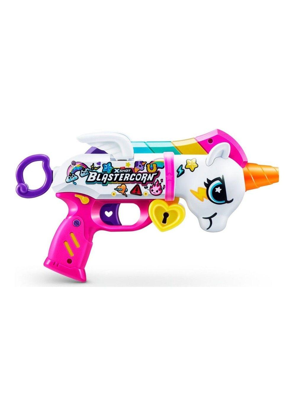 LANZA DARDOS UNICORNIO SKINS CON 16 DARDOS X-SHOT-3
