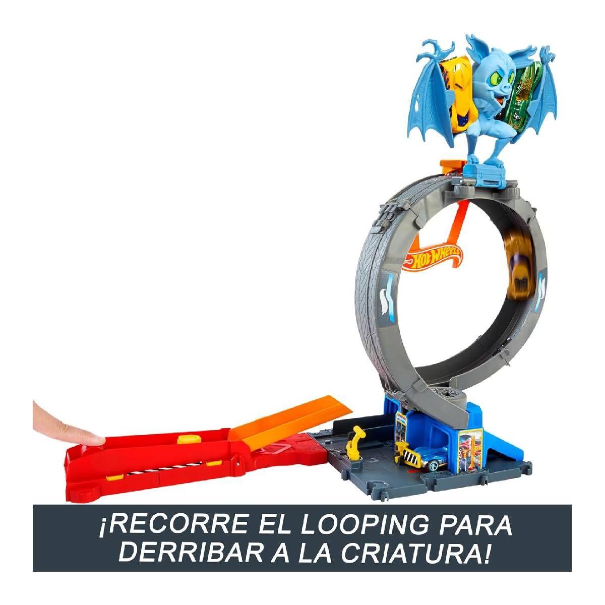 HOT WHEELS CITY PISTA DE JUGUETE ATAQUE DE MURCIÉLAGO-4