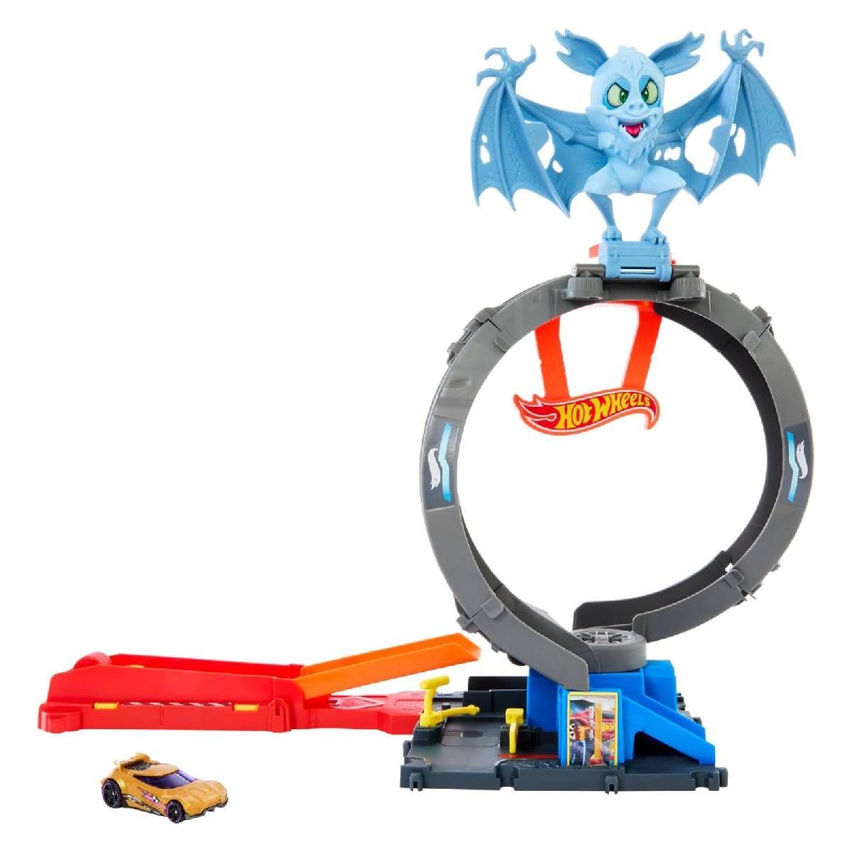 HOT WHEELS CITY PISTA DE JUGUETE ATAQUE DE MURCIÉLAGO-5