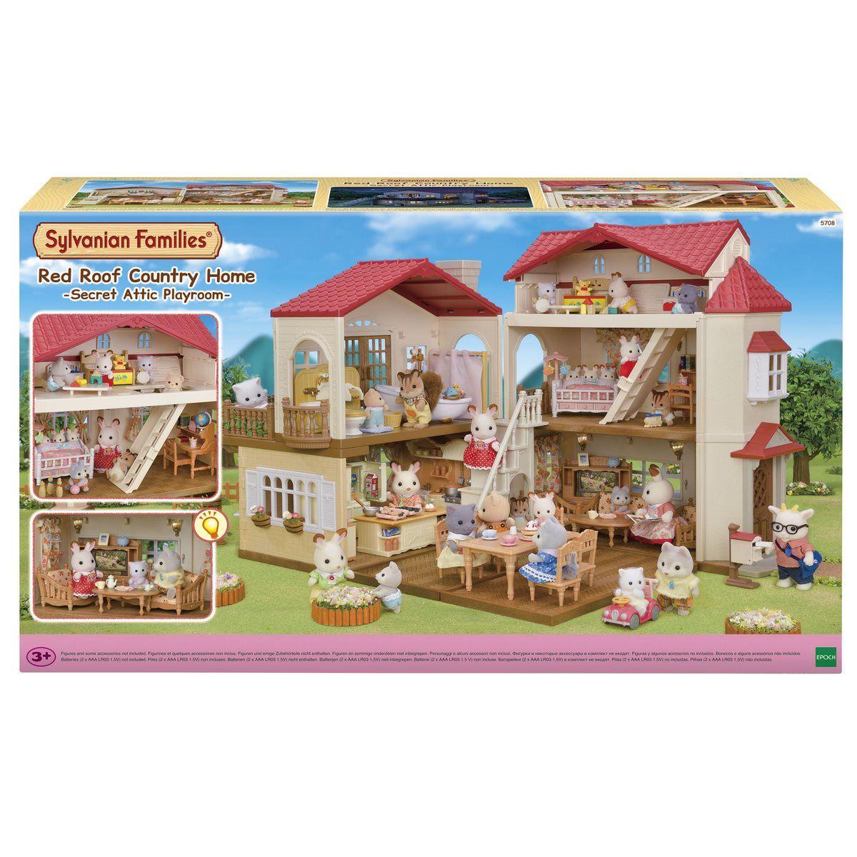 CASA CON LUCES EL ÁTICO SECRETO  SYLVANIAN FAMILIES-2