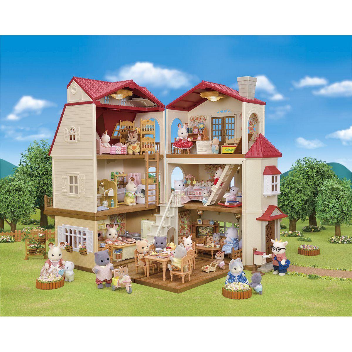 CASA CON LUCES EL ÁTICO SECRETO  SYLVANIAN FAMILIES-4