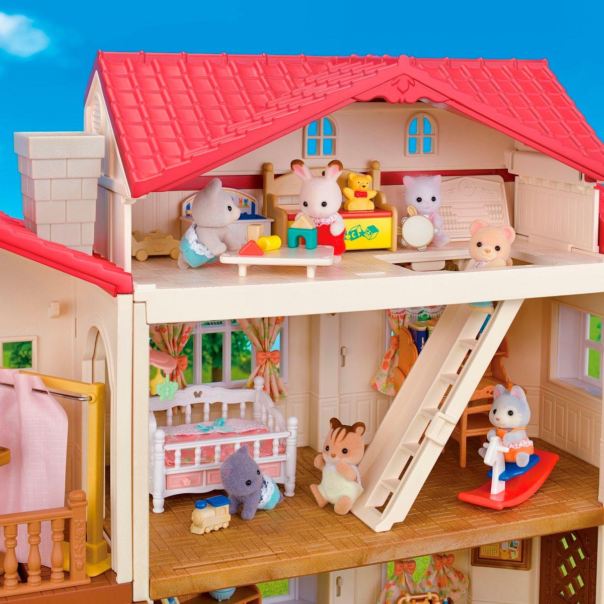 CASA CON LUCES EL ÁTICO SECRETO  SYLVANIAN FAMILIES-5