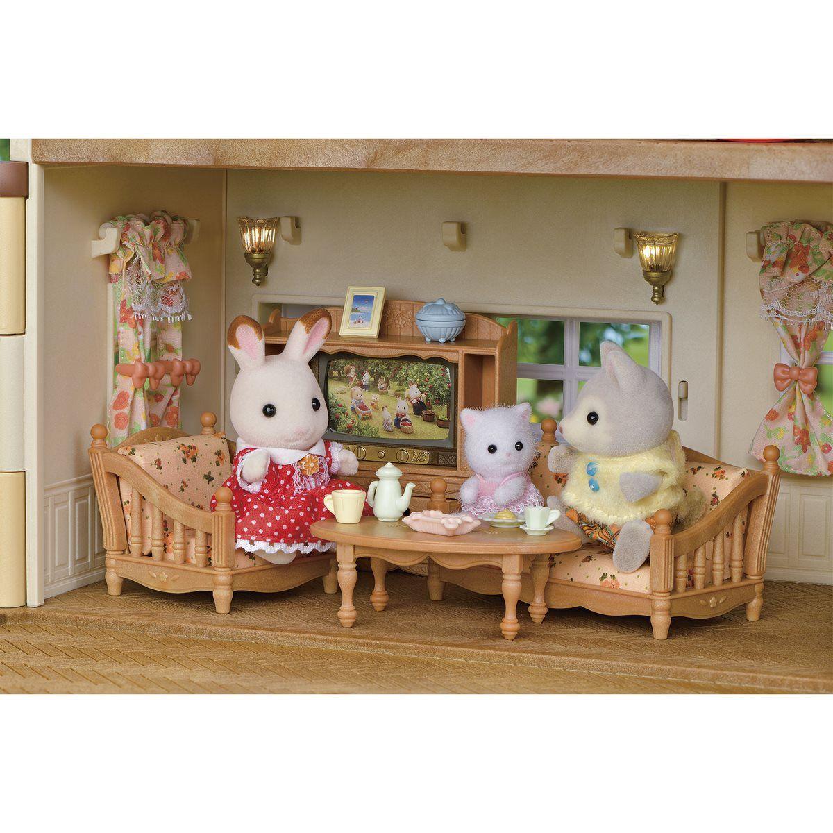 CASA CON LUCES EL ÁTICO SECRETO  SYLVANIAN FAMILIES-8
