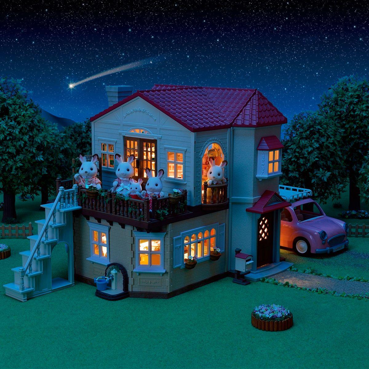 CASA CON LUCES EL ÁTICO SECRETO  SYLVANIAN FAMILIES-9