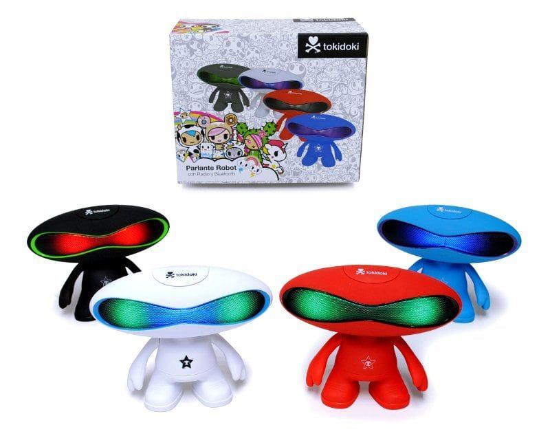 Parlante Robot Con Radio Y Bluetooth Toki Doki-2