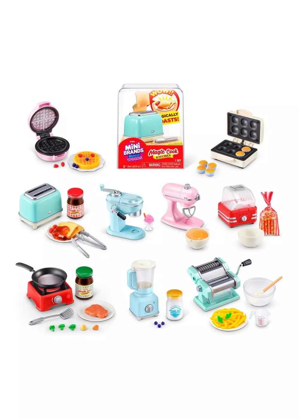 Capsula Mini Brands con 9 Sorpresas Cocina Magica de Zuru --3