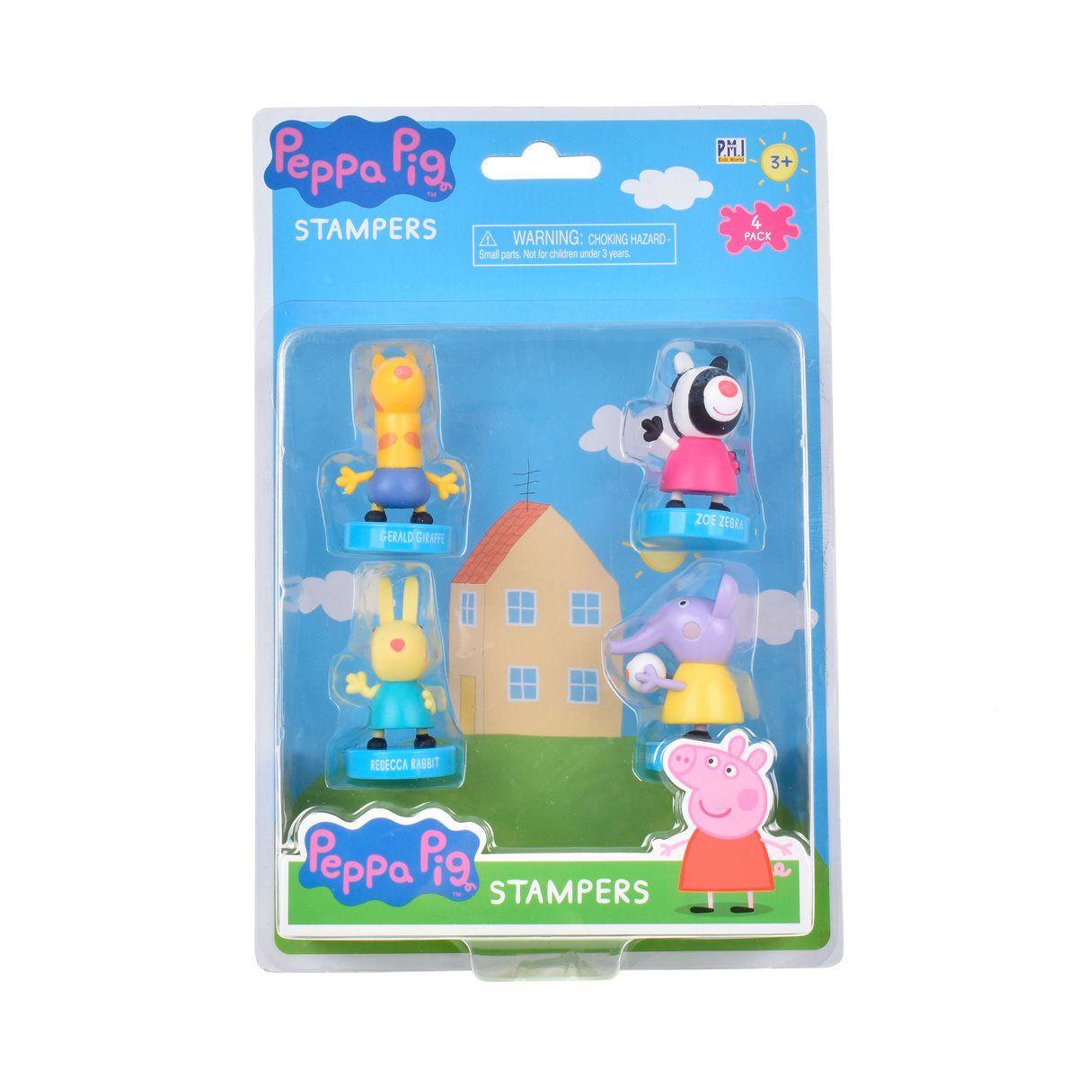 PEPPA PIG TIMBRES 4 UNIDADES IMEXPORTA - GERALD GIRAFFE-0