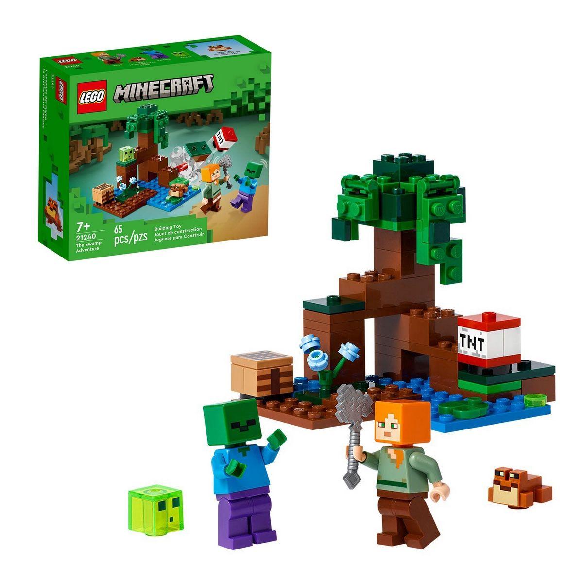 LA AVENTURA EN EL PANTANO LEGO MINECRAFT-0