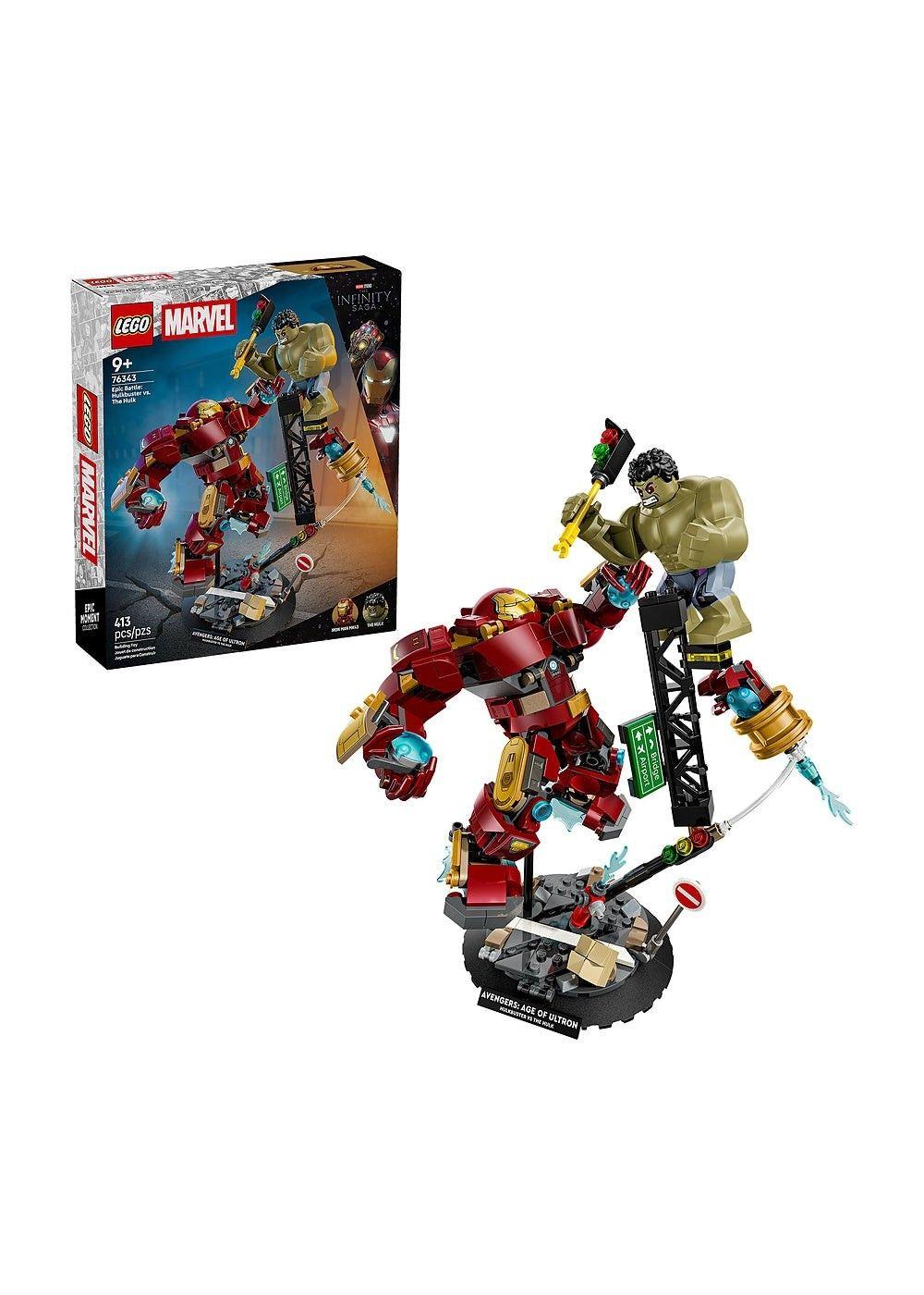 BATALLA EPICA ANTI-HULK VS HULK LEGO SUPER HEROES-0