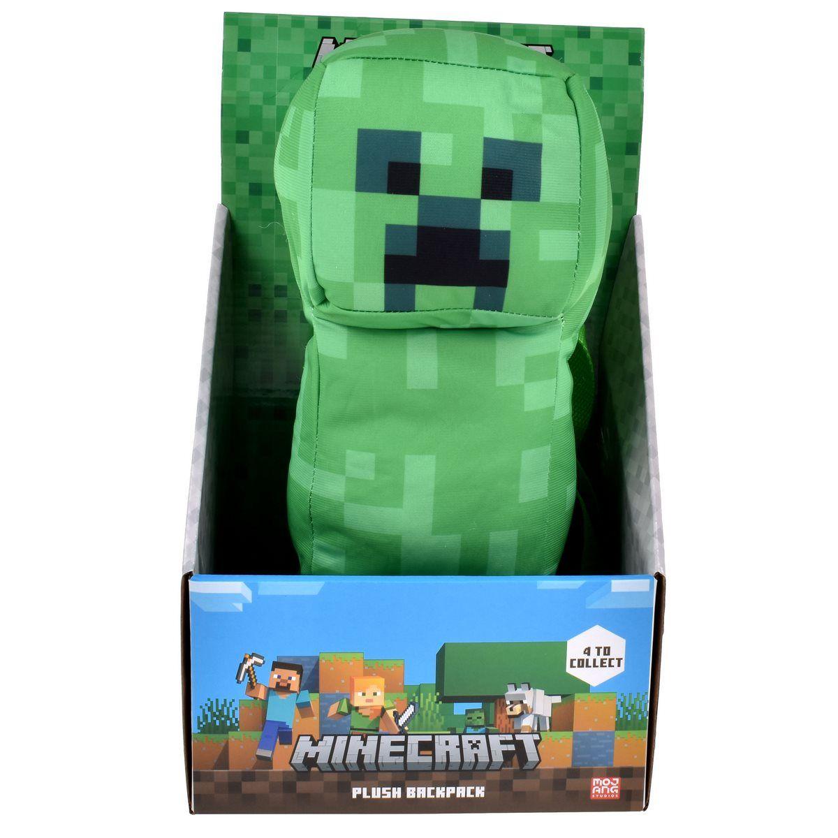 MOCHILA PELUCHE 30 CMS MINECRAFT - CREEPER-2