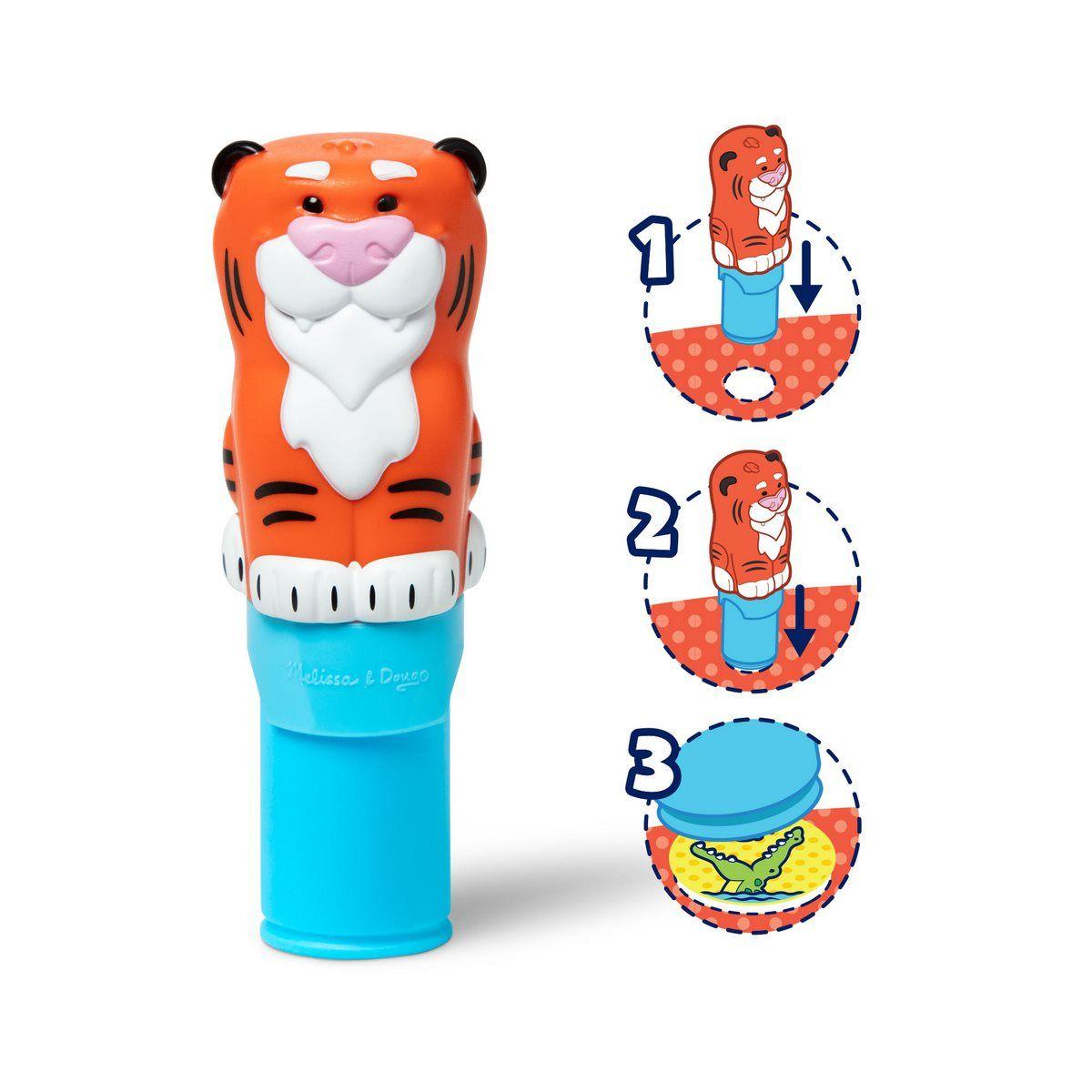 Estampador Melissa & Doug tigre con 300 stickers-2