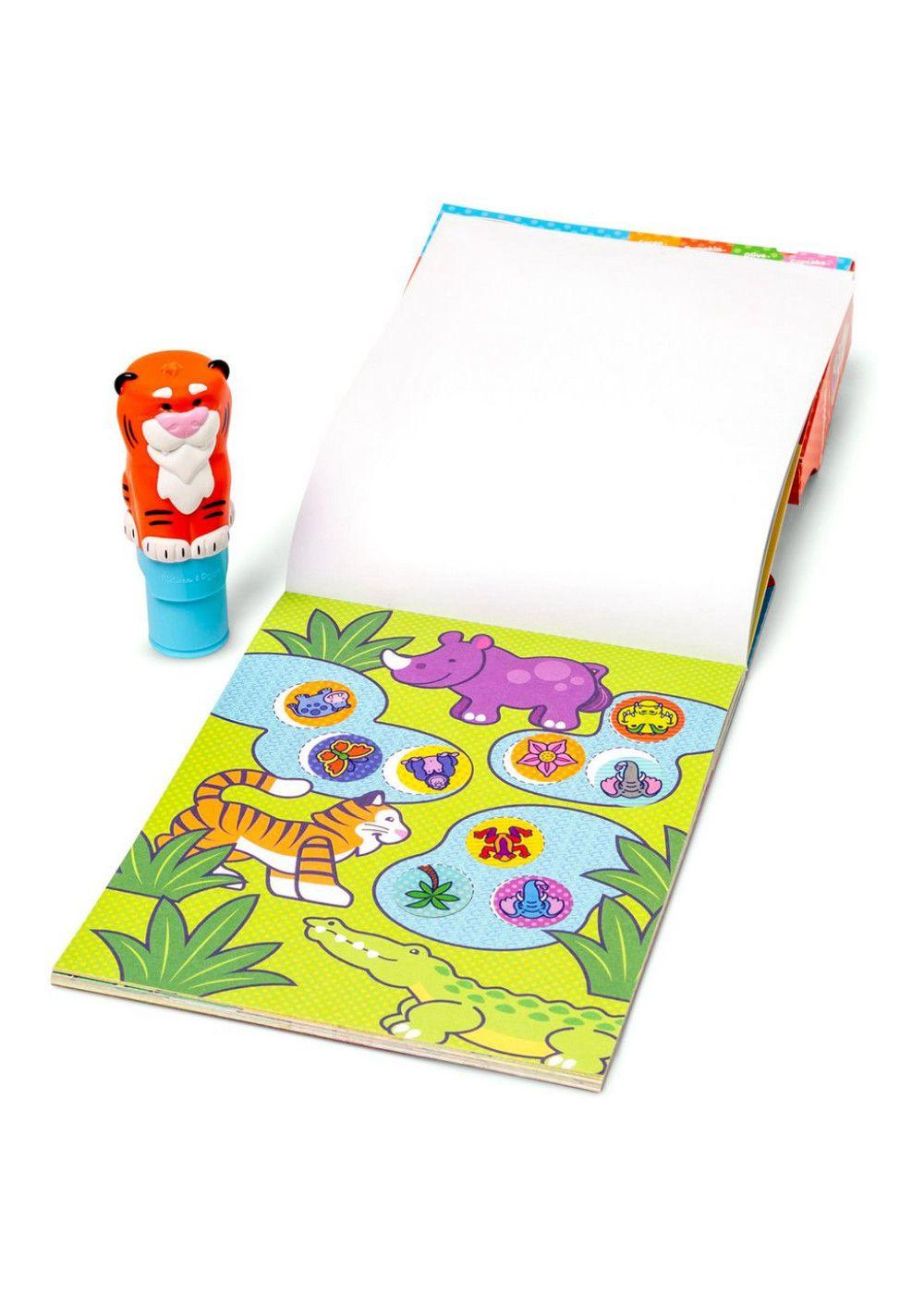 ESTAMPADOR WOW CON 300 STICKERS MELISSA AND DOUG - TIGRE-0