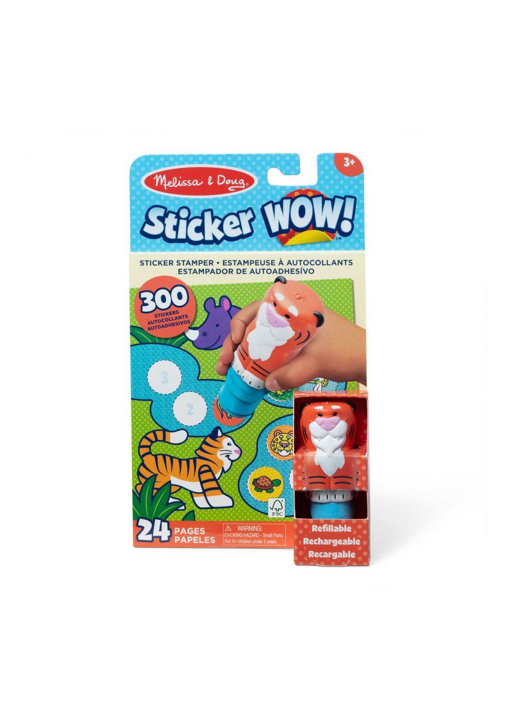 ESTAMPADOR WOW CON 300 STICKERS MELISSA AND DOUG - TIGRE-1