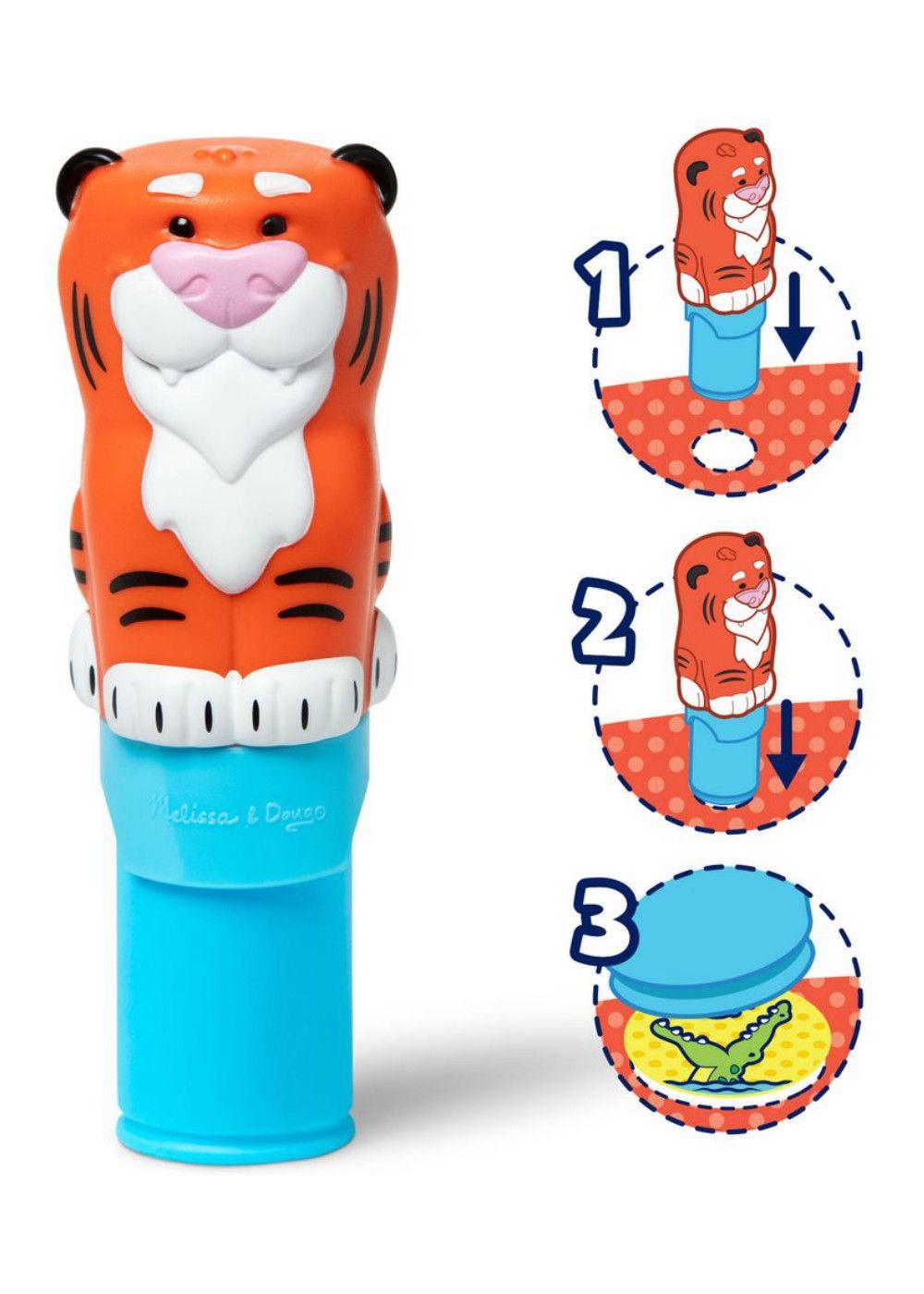 ESTAMPADOR WOW CON 300 STICKERS MELISSA AND DOUG - TIGRE-2