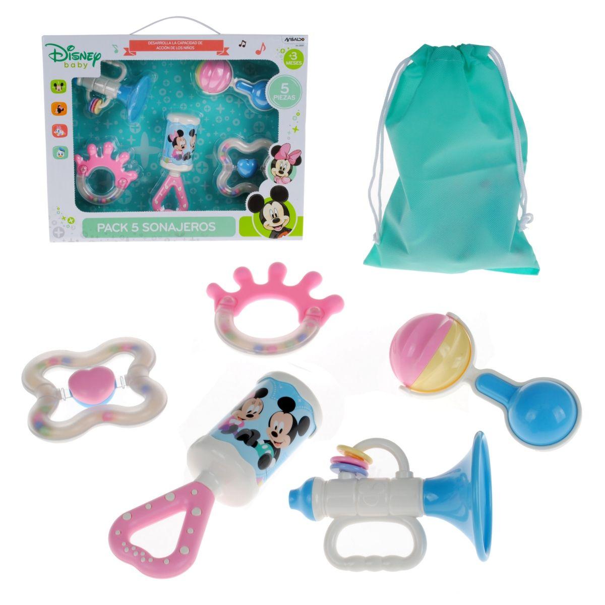 Pack 5 Sonajeros Baby Disney-0