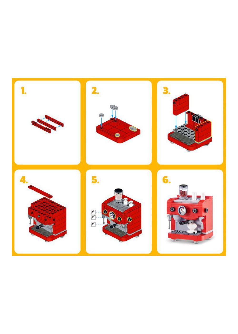 SET BLOQUES PREMIUM HOME MAX - CON DIFERENTES MODELOS DE PIEZAS - CAFETERA-5