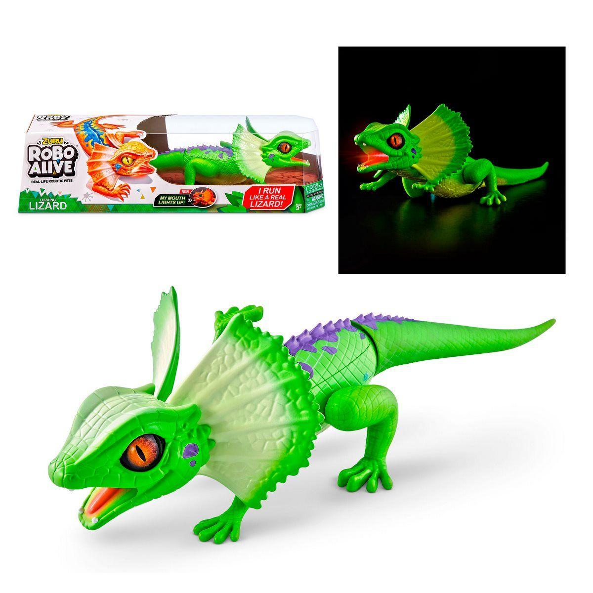 LAGARTO ROBO ALIVE DE ZURU - VERDE-1