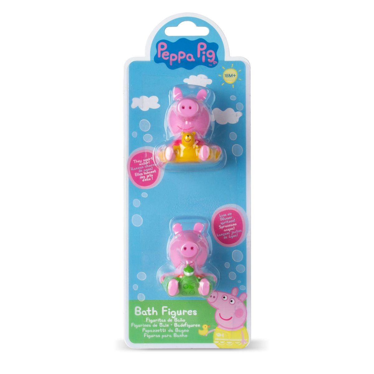 Peppa Pig Figuras De Baño - Peppa Y George-0