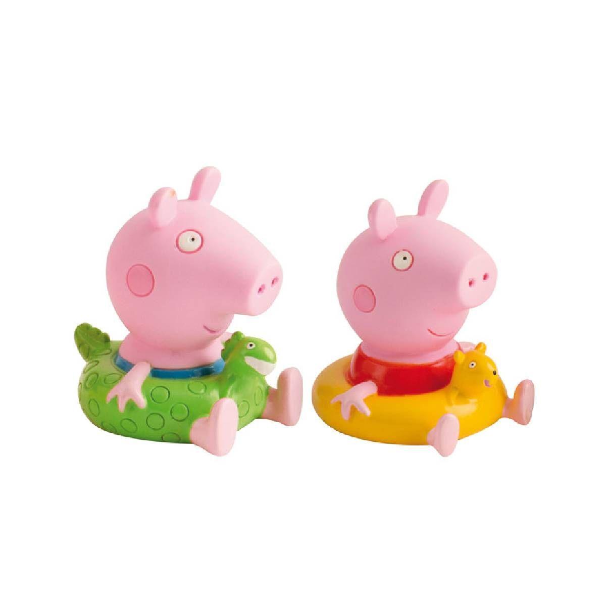 Peppa Pig Figuras De Baño - Peppa Y George-1