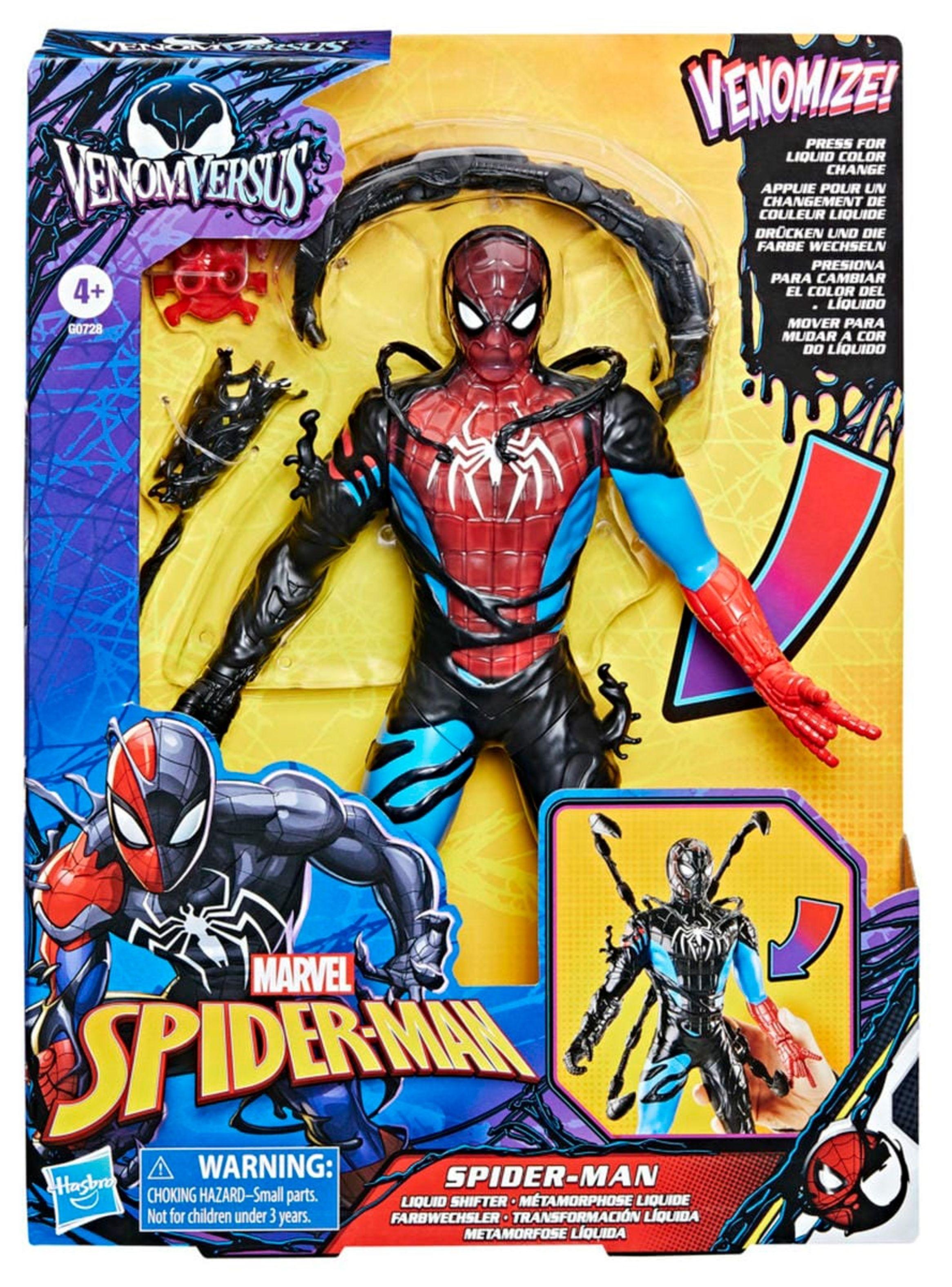 Figura de spiderman venomversus transformación líquida-2