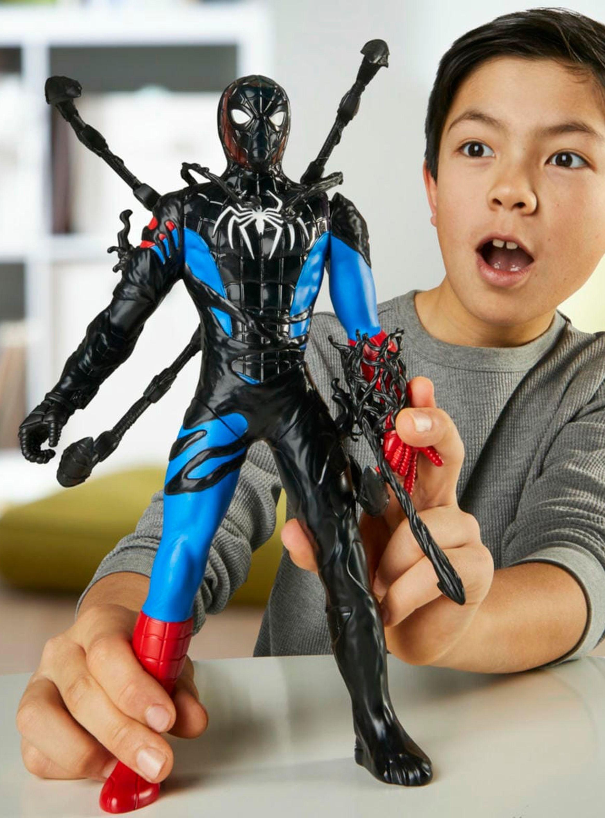 Figura de spiderman venomversus transformación líquida-7