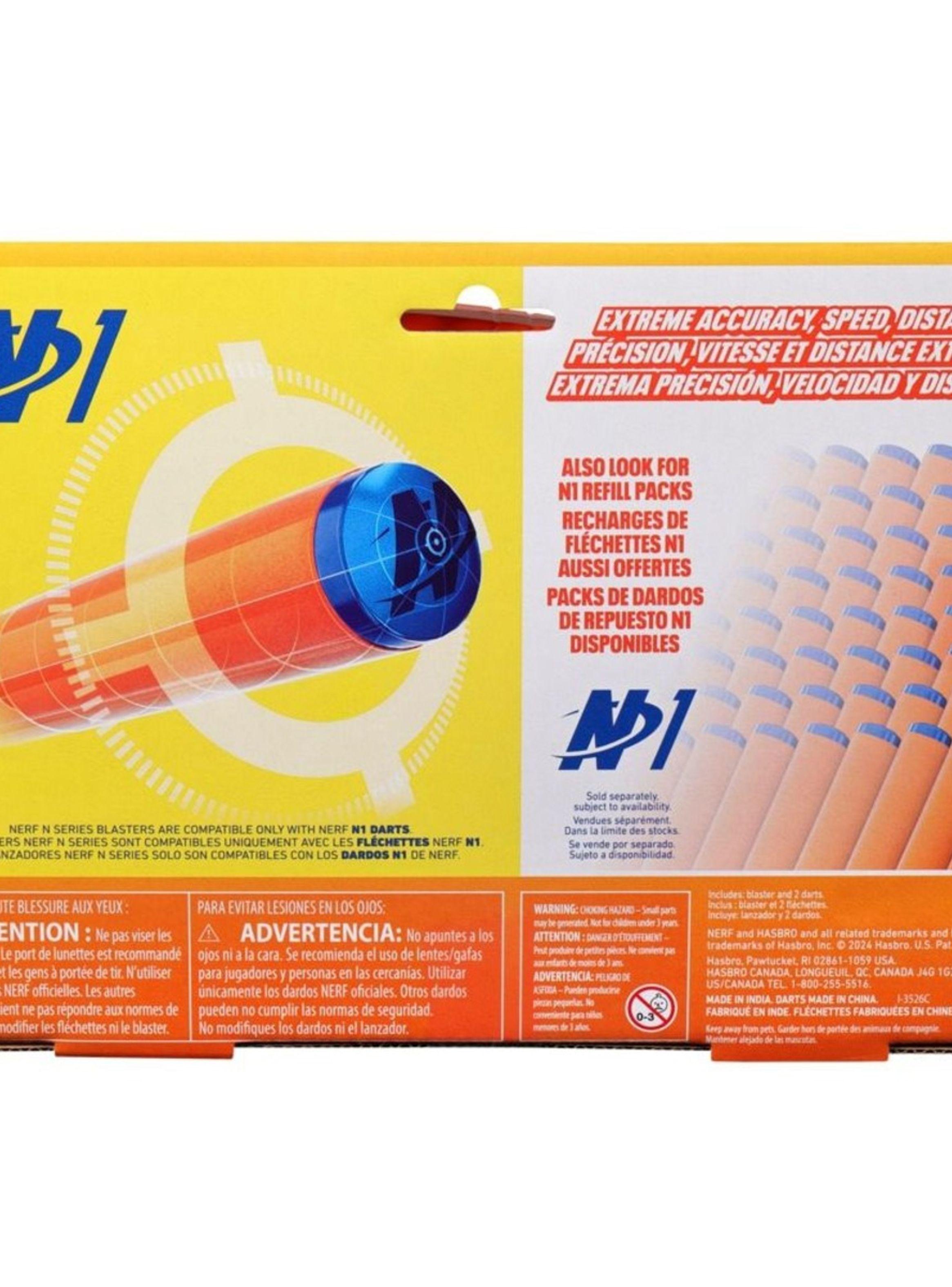 Lanzador nerf n series ward 2 dardos-3