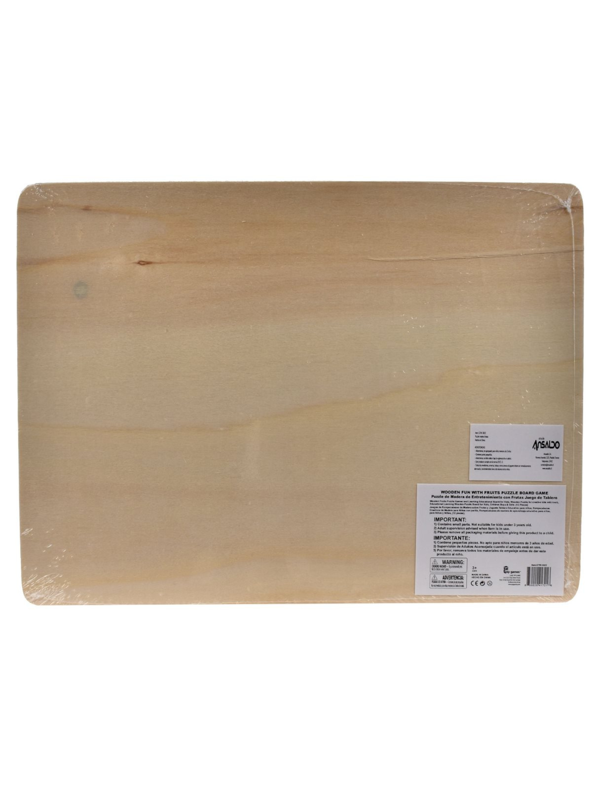 Rompecabezas frutas de madera con pomos-2