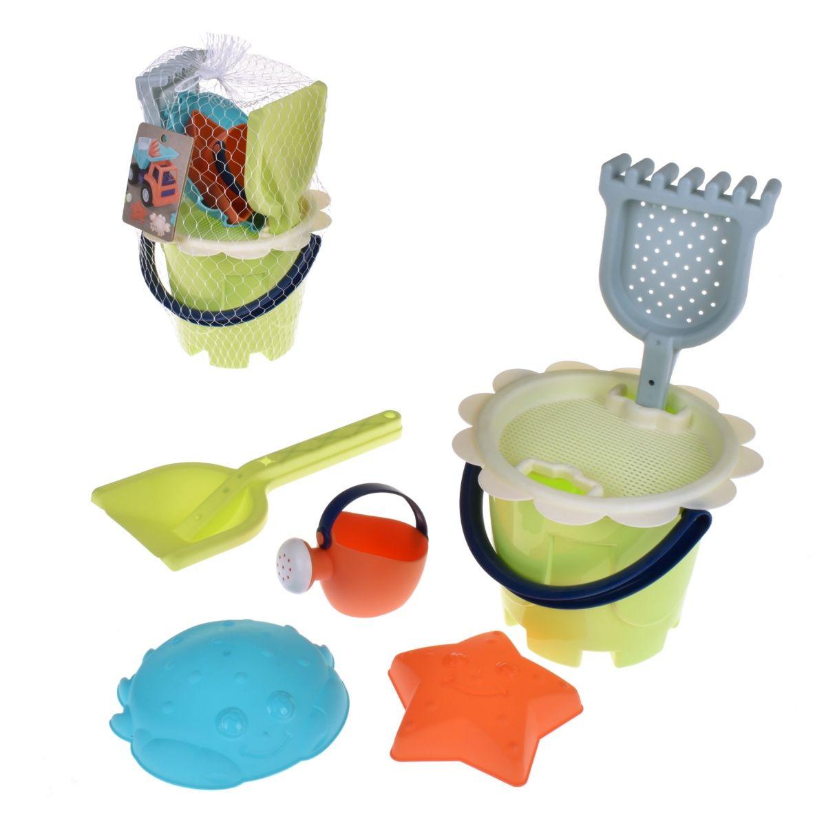 Balde Con Accesorios De Playa De 7 Piezas-0