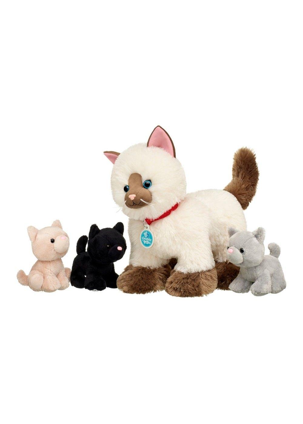 Peluche mini Build a Bear gato crema coleccionable-2