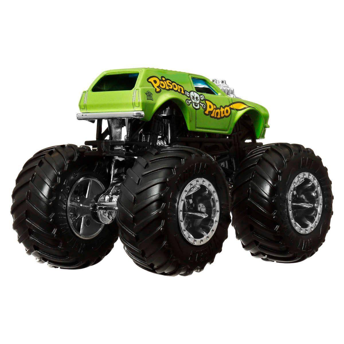 HOT WHEELS MONSTER TRUCK ESCALA 1:64 - POISON PINTO-4