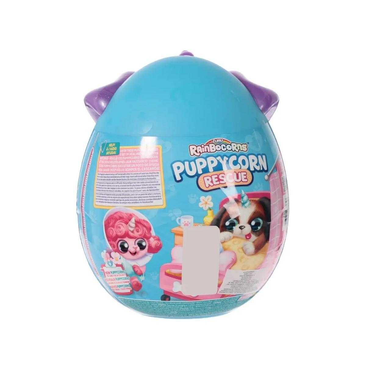 Huevo Grande Puppycorn Rescue Rainbocorns Zuru - Morado-5