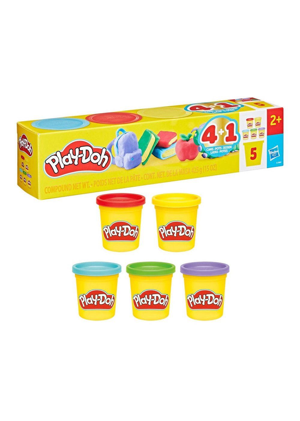 PLAY-DOH SET VUELTA A CLASES PACK DE 5-2