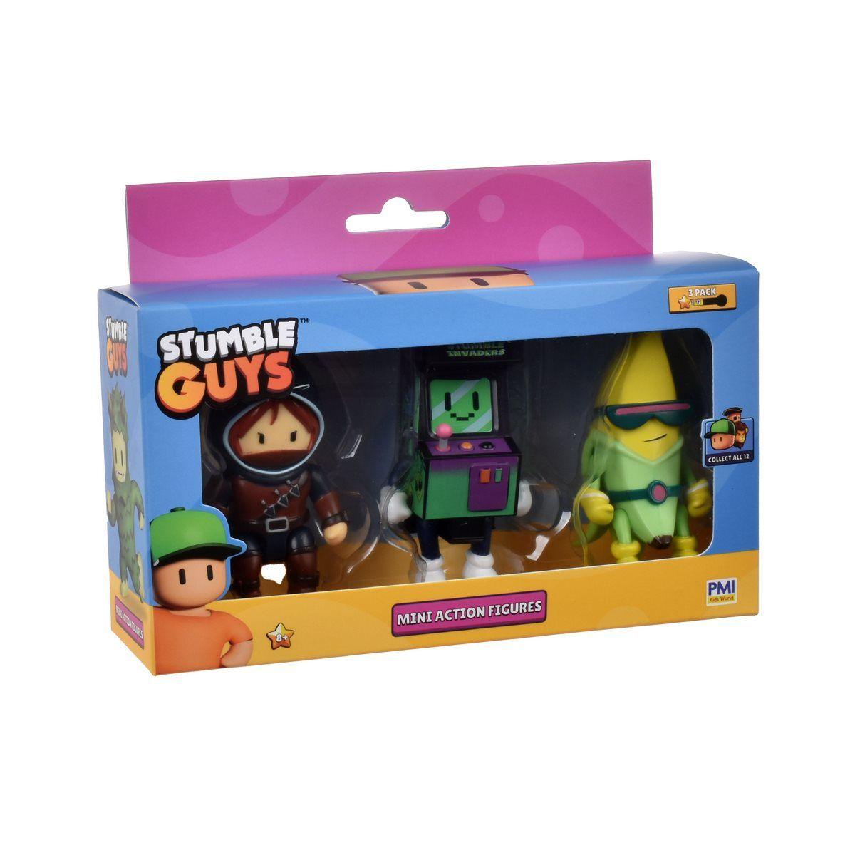 PACK 3 DE 8 CMS ARTICULADAS STUMBLE GUYS - STUMBLE INVADERS-3