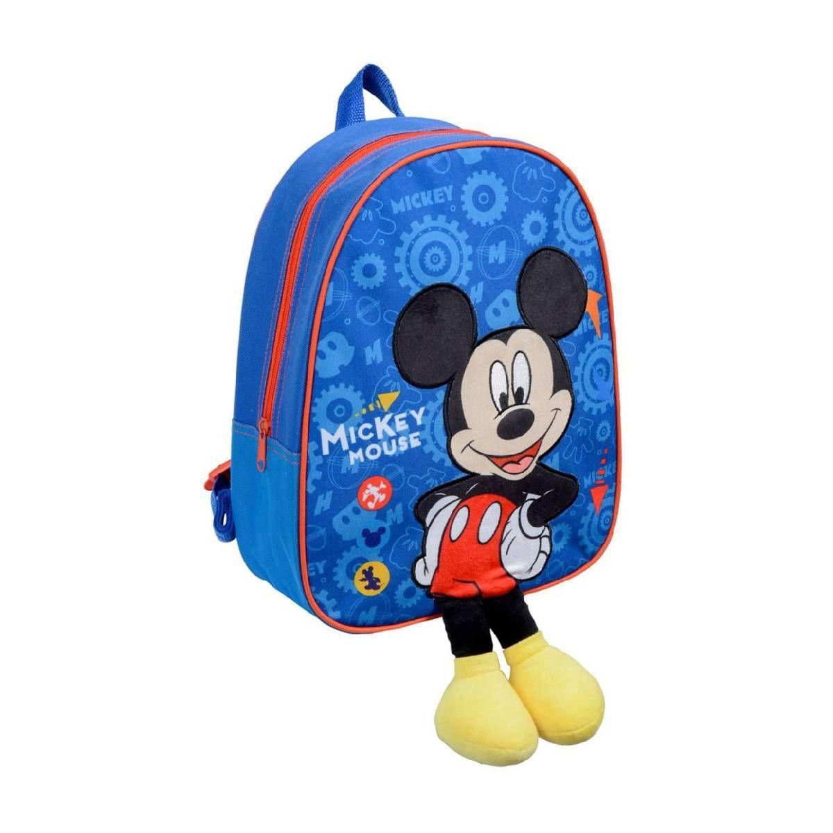 Mochila Mediana Con Patitas Mickey-3